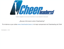 Tablet Screenshot of cheerleader.cl