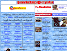 Tablet Screenshot of cheerleader.com